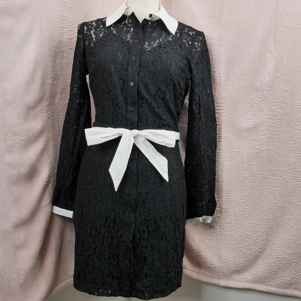 Bebe Tilda BLACK Lace Dress